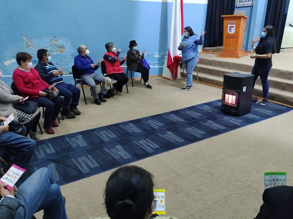 1ra. REUNIÓN PRESENCIAL DE TALLER DE SALUD Y AUTOCUIDADO, en purén